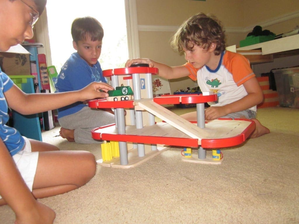 free wooden toy garage plans