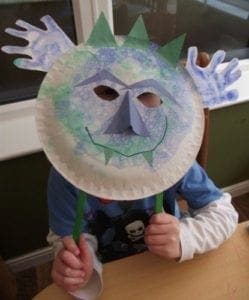 kids craft: monster mask / Famliy Focus Blog