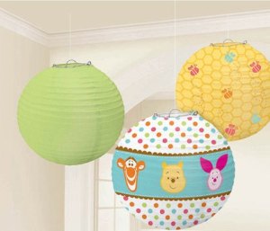 awesome baby shower decorations- paper lanterns