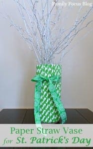 Paper Straw Vase