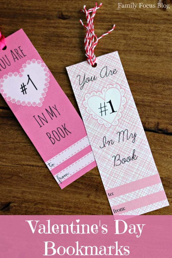 Free Printable Valentines Day Bookmarks