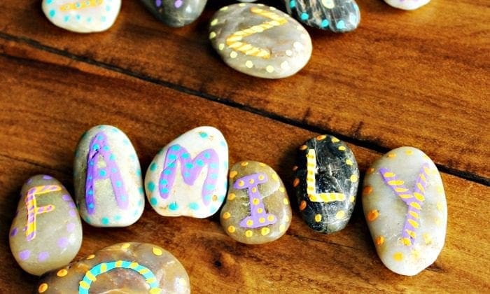 Fun Painted Rocks Crafts: Make ABC Letter Rocks