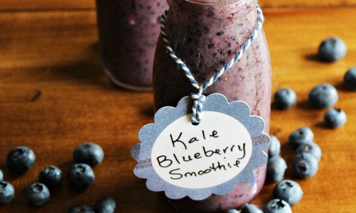 Delicious Kale Blueberry Smoothie Even The Kids Will Love