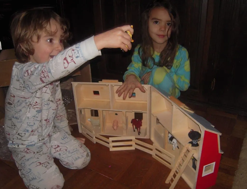 Wooden Toy Barn