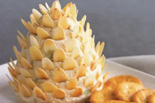 Pinecone-cheese-spread