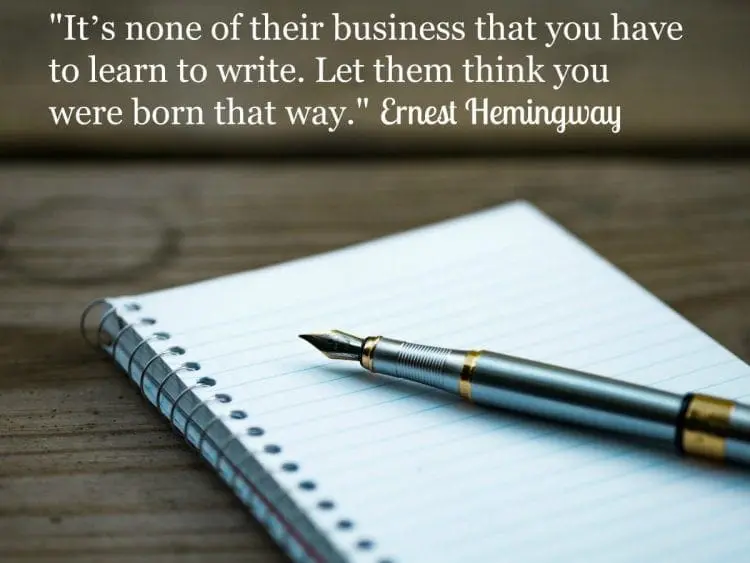 you have to learn to write