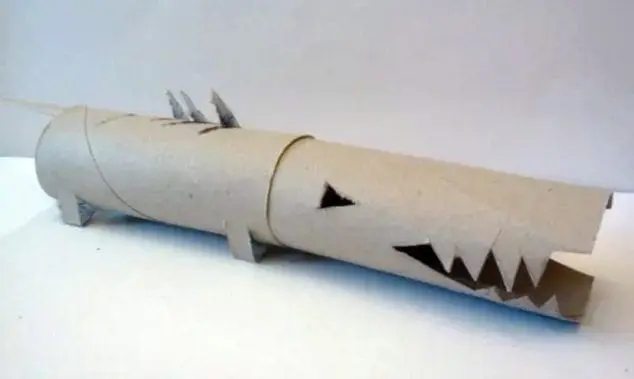 Crocodile Toilet Paper Roll Craft