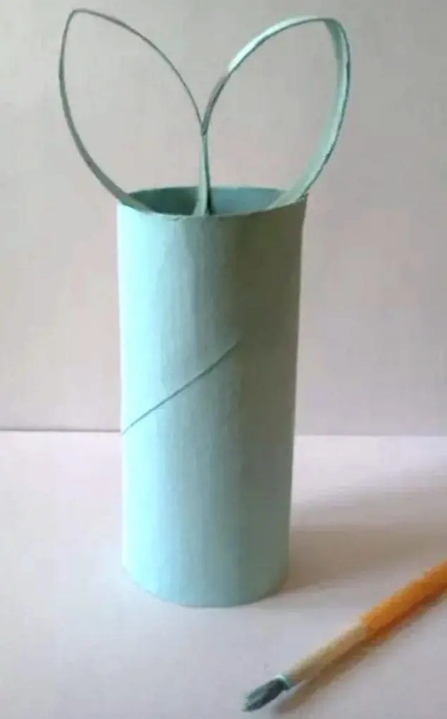 bunny toilet paper roll craft