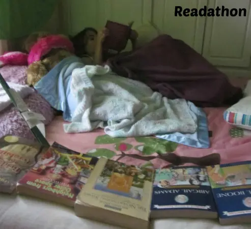 keep kids busy on gameday- readathon