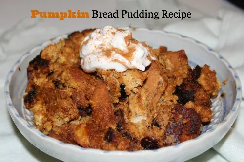 easy pumpkin bread pudding recipe