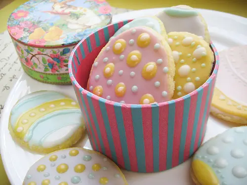 Vegan Easter Egg Sugar Cookies
