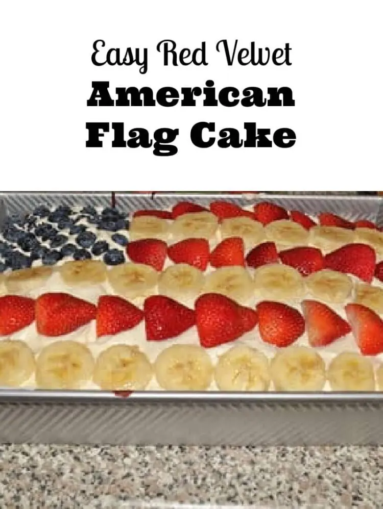 American Flag Cake