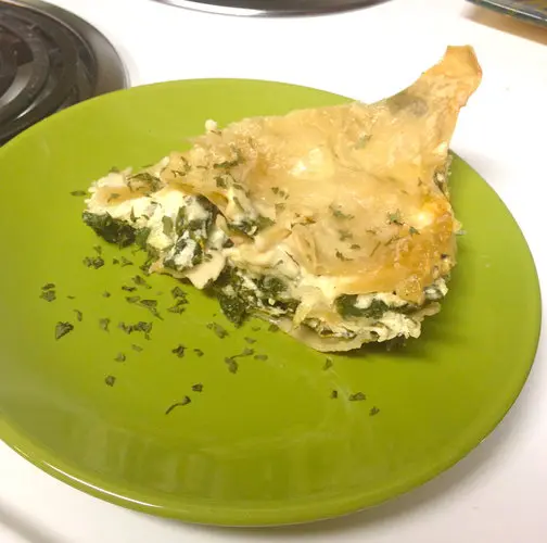 White Vegetable Lasagna