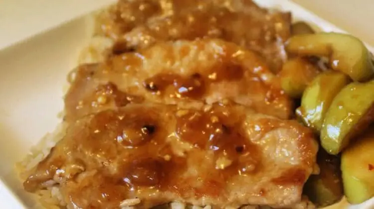 apple pork chops