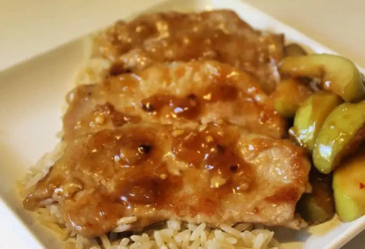 apple pork chops