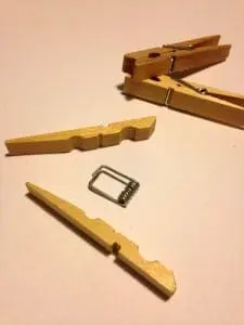 Take Clothespins apart
