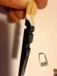 Groom painted Clothespin