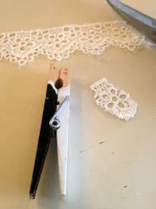 Veil - Bride Clothespin