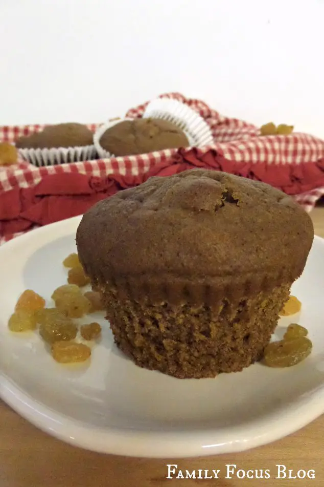 Pumpkin Muffins with Raisins