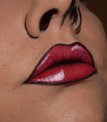 comic makeup look