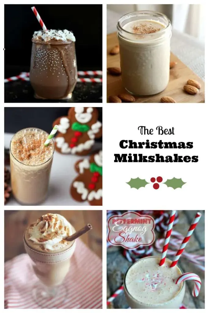 Christmas milkshakes