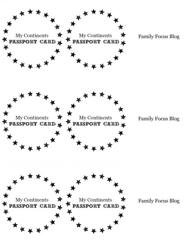 passport template