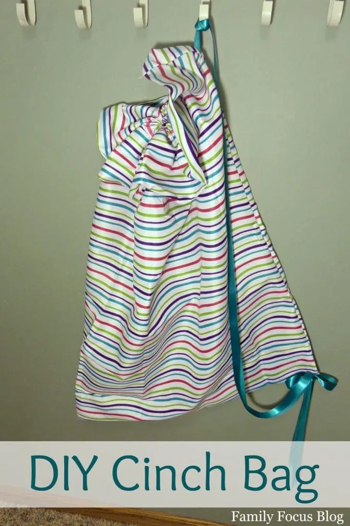 DIY Cinch Bag