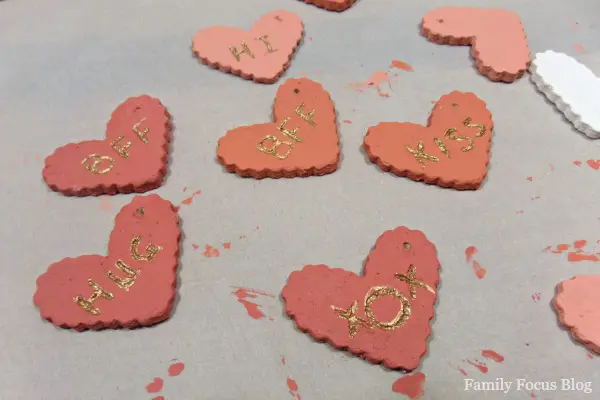 Salt Dough Heart Craft