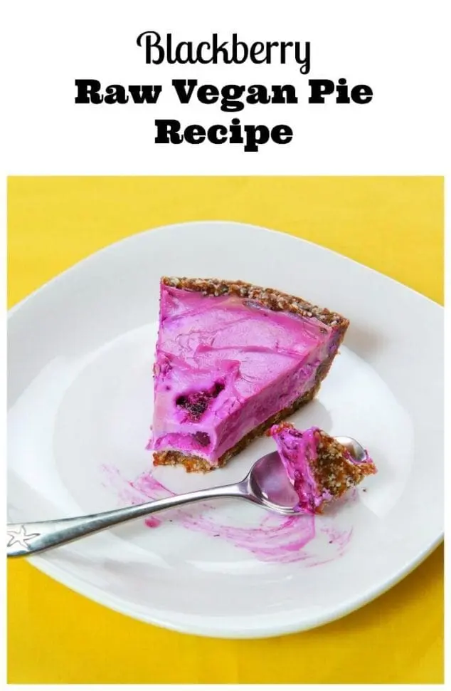 Blackberry Raw Vegan Pie