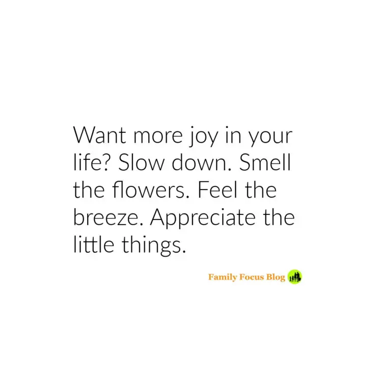 more joy