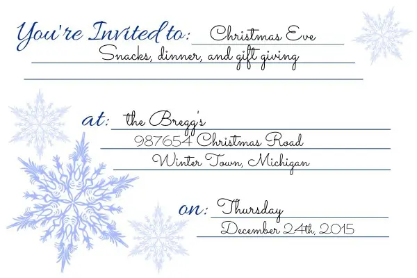 Holiday Invitations