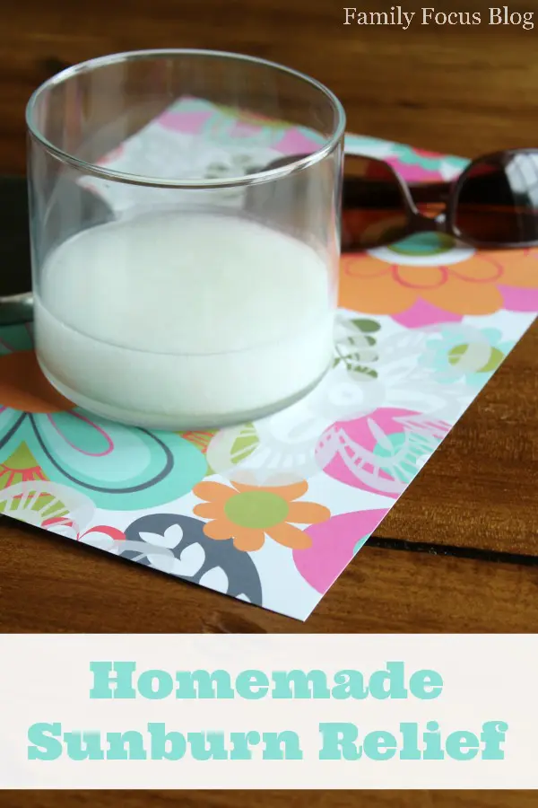 Homemade Sunburn Relief