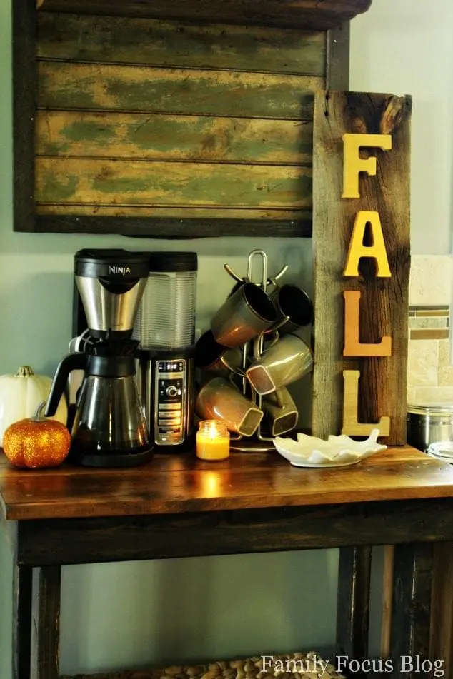 Homemade Fall Sign