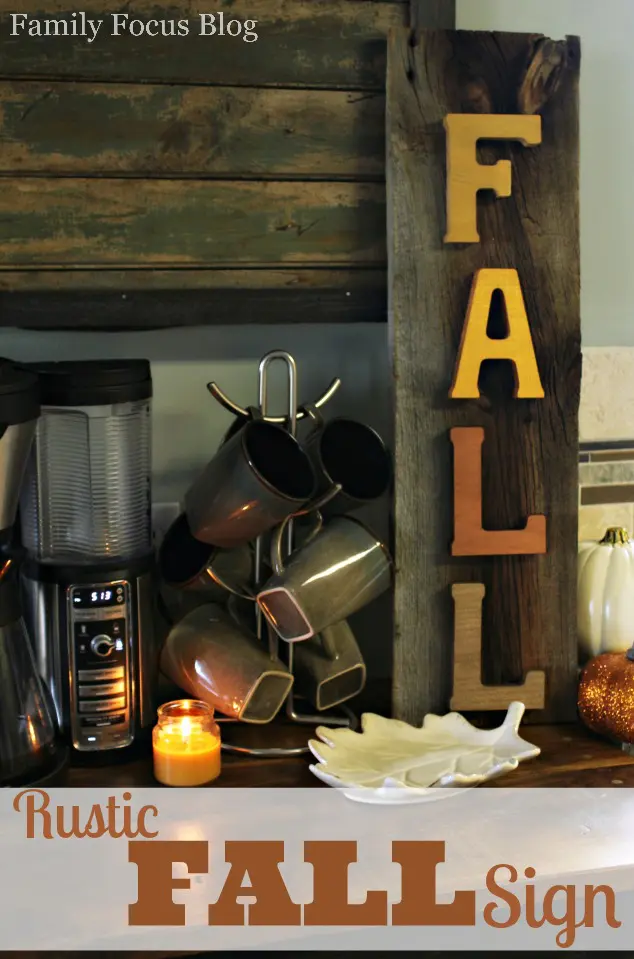 Rustic Fall Sign