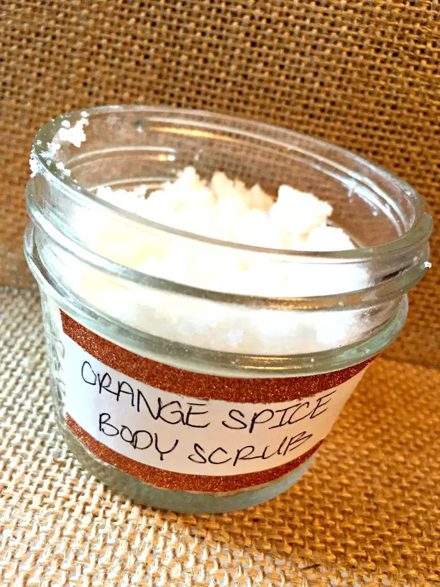 orange spice body scrub