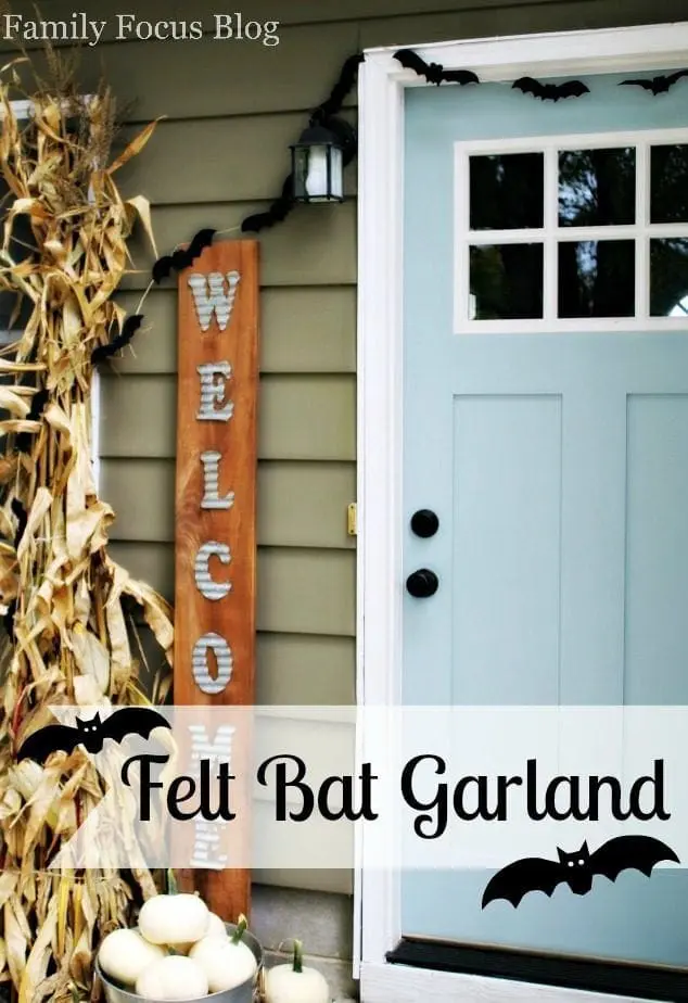 Felt Bat Garland