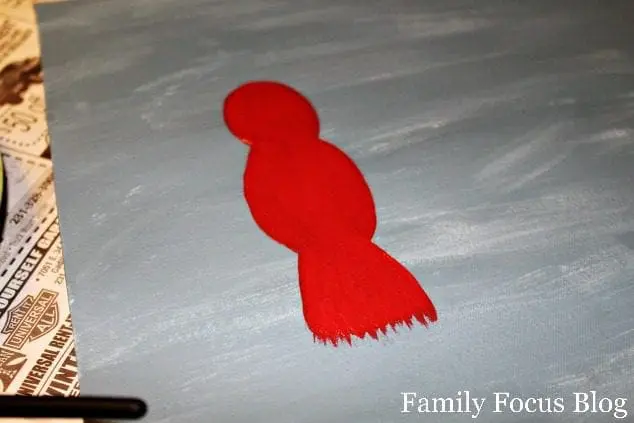 easy cardinal painting