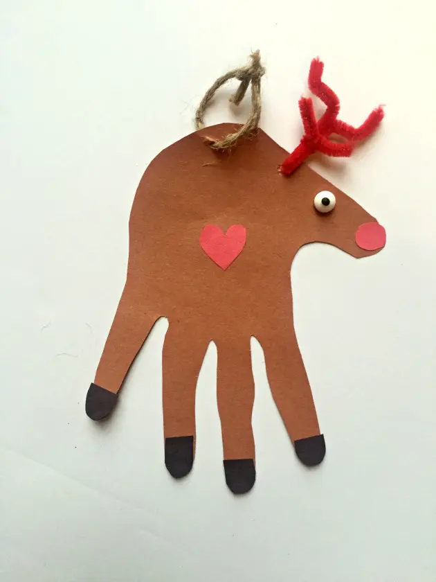 reindeer christmas ornament
