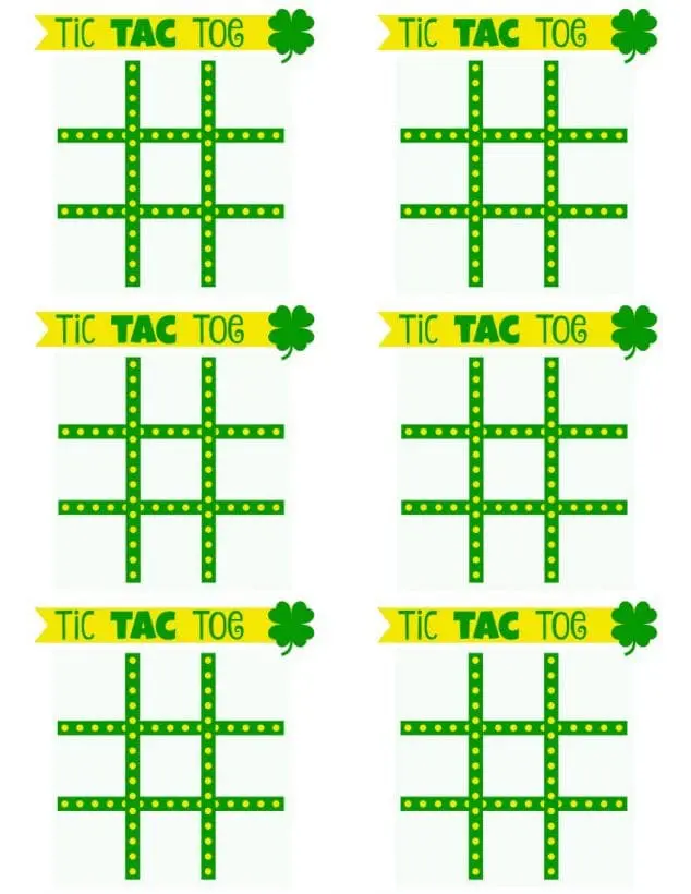 printable tic tac toe board