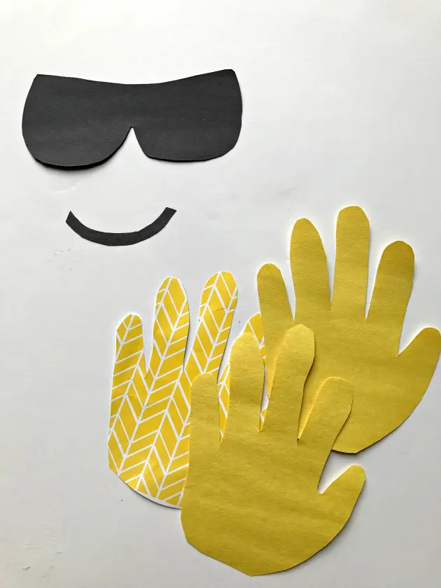 handprint paper plate craft