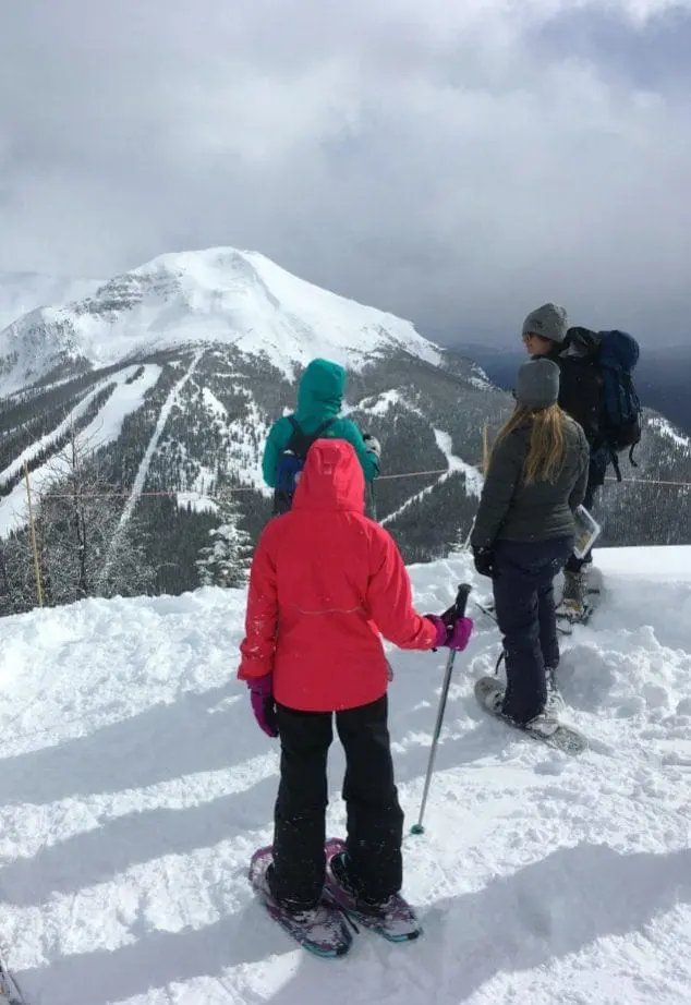 Snowshoeing