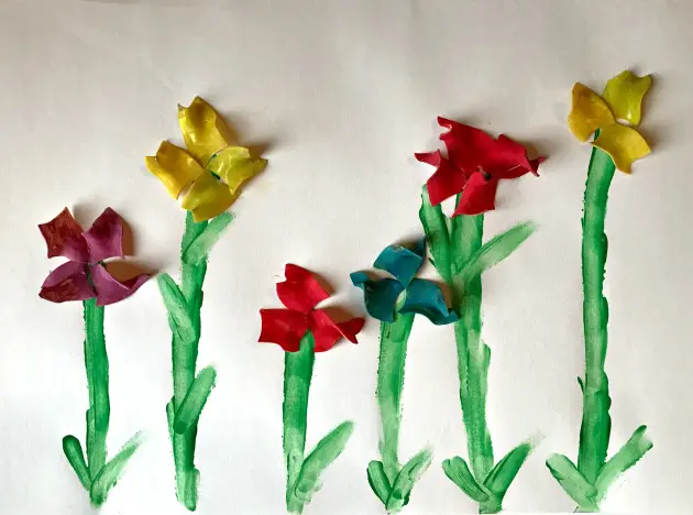 flower art and craft