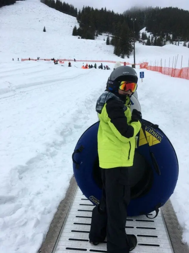 snow tubing