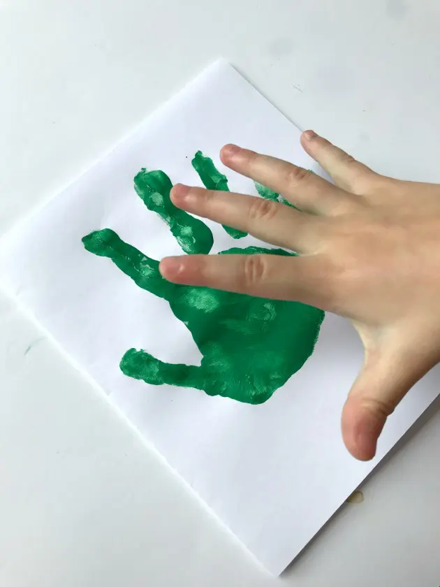 Handprint Flower Craft