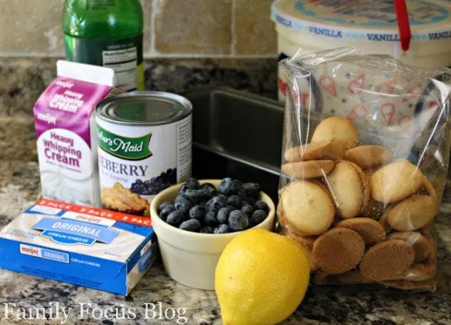 Blueberry Lemon Icebox Cake