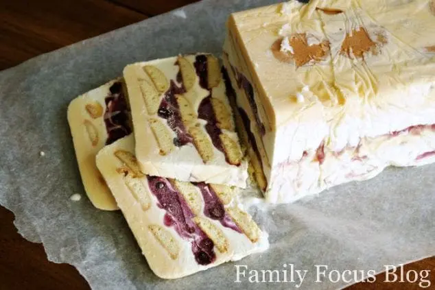 Blueberry Lemon Ice Box Cake