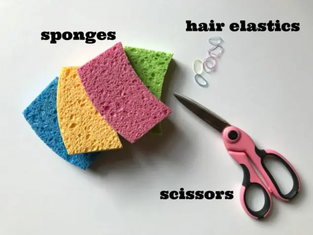 how to make sponge balls water bombs