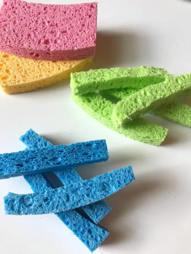 DIY sponge balls
