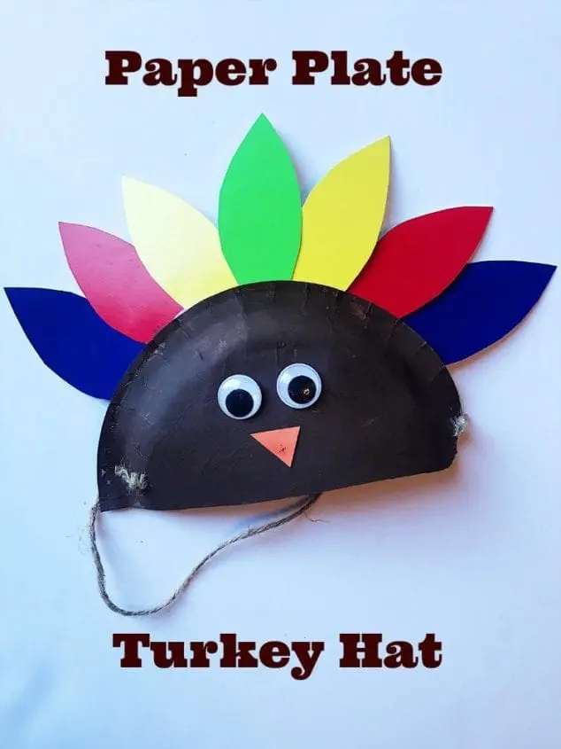 paper plate turkey craft