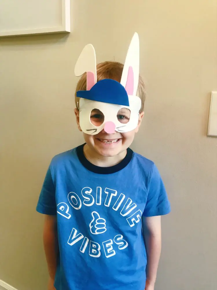 make easter bunny mask